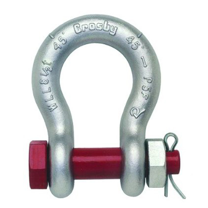 Item CRO 1019695 ANCHOR SHACKLE BOLT TYPE FORGED 2 1 2 DOMESTIC